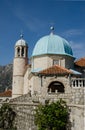 Church of Our Lady of the Rocks, Kotor Bay, Montenegro Royalty Free Stock Photo